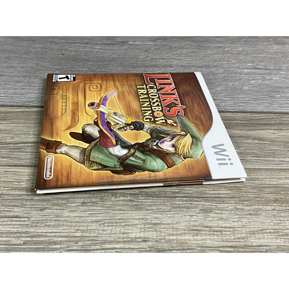 Nintendo Wii Links Crossbow Training Zelda Game Cardboard Sleeve‎ NTSC 2007